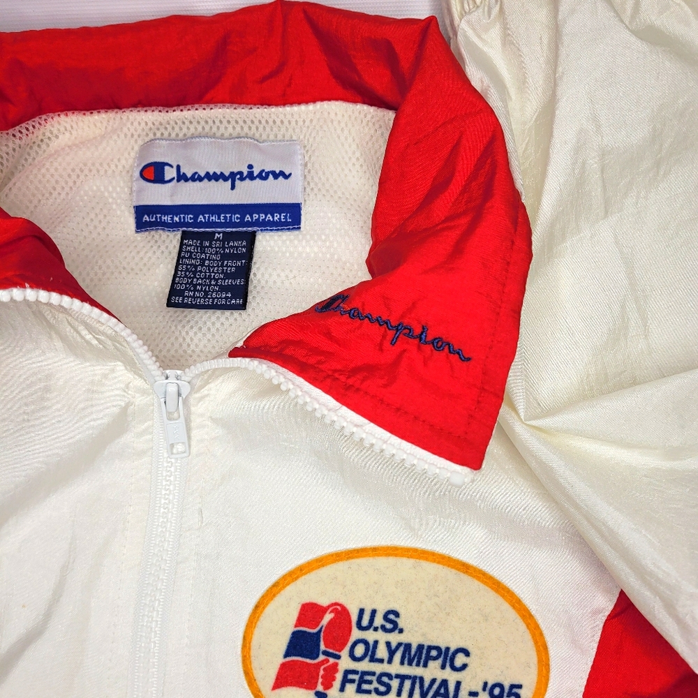 U.S. Olympic Festival 95 Champion White Jacket Med